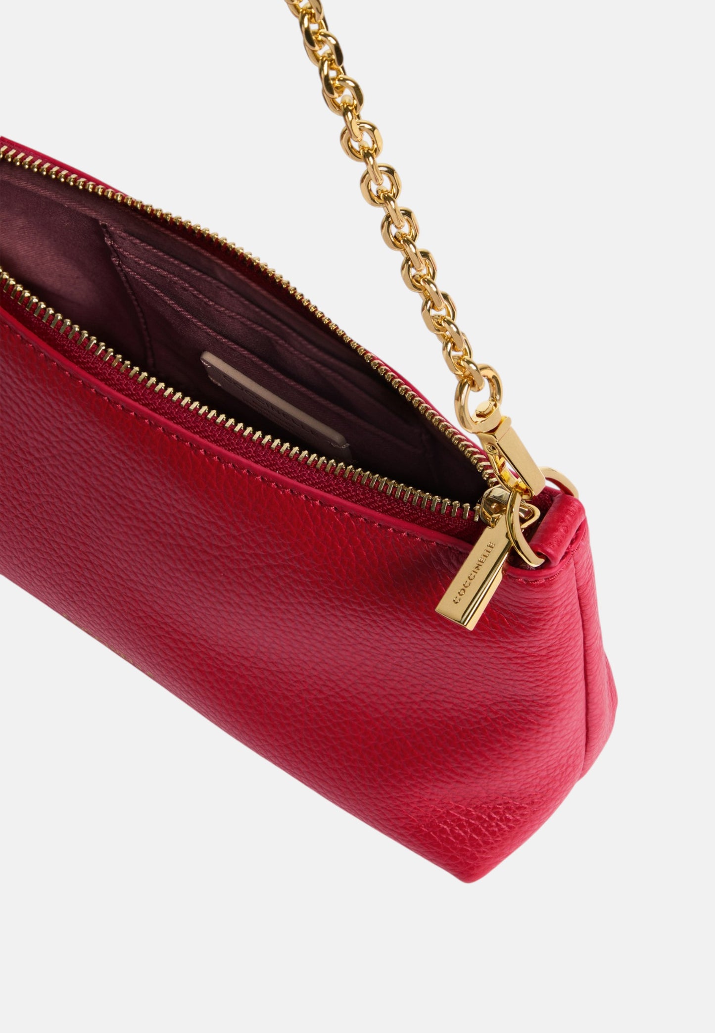 Borsa A Spalla Donna Coccinelle In Pelle Martellata Coccinelle Aura Mini E5QH0550101