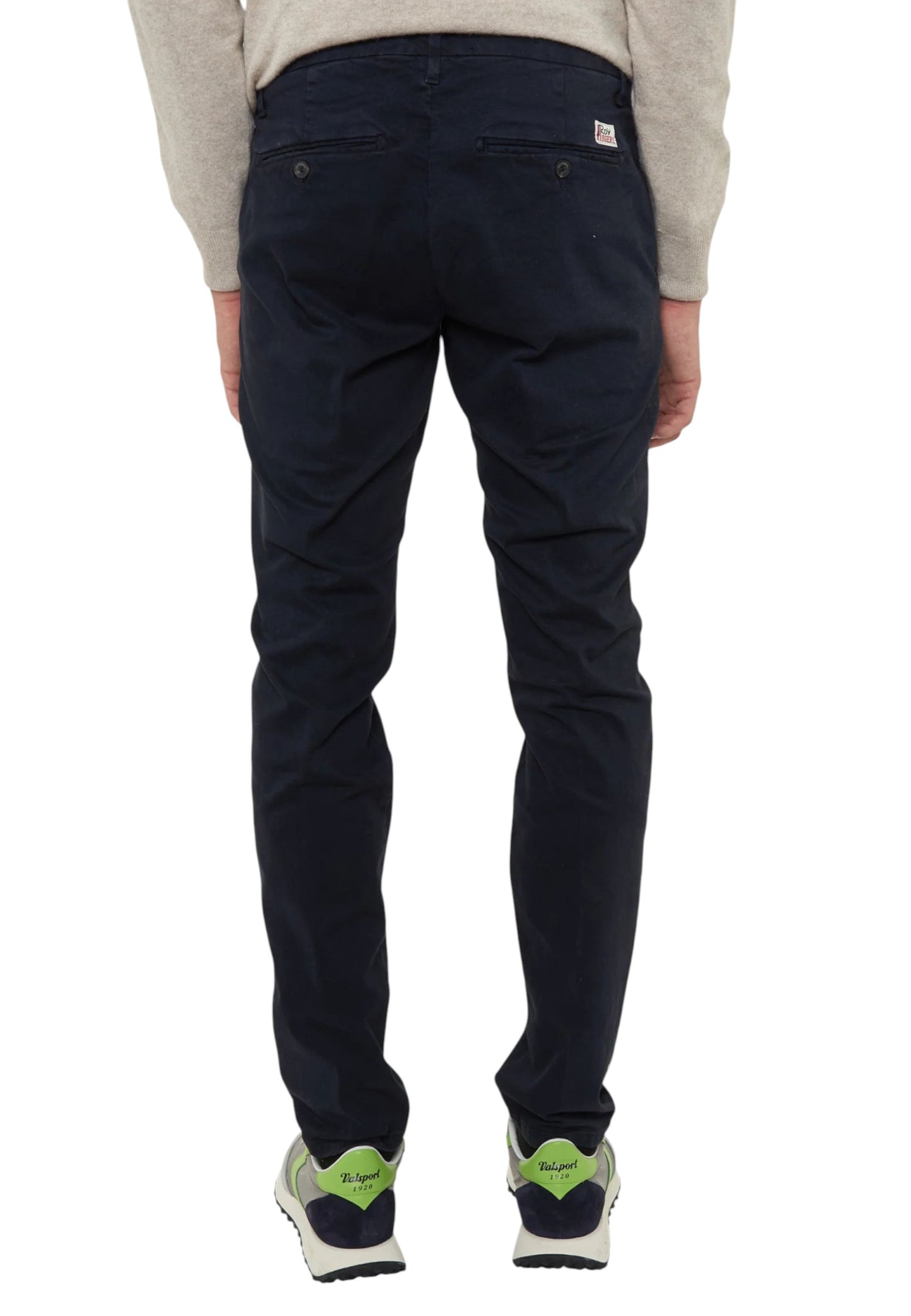 Pantaloni Slim Fit Uomo Roy Roger's In Gabardina New Rolf RRU013C870