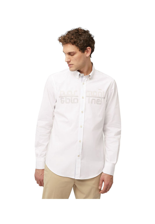 Camicia Manica lunga Uomo Harmont & Blaine Con Logo Effetto 3D  CRL969011759M