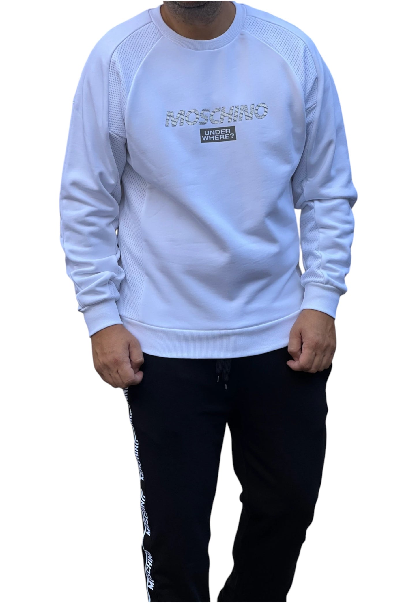 Felpa A Girocollo Uomo Moschino   241V1A17034421