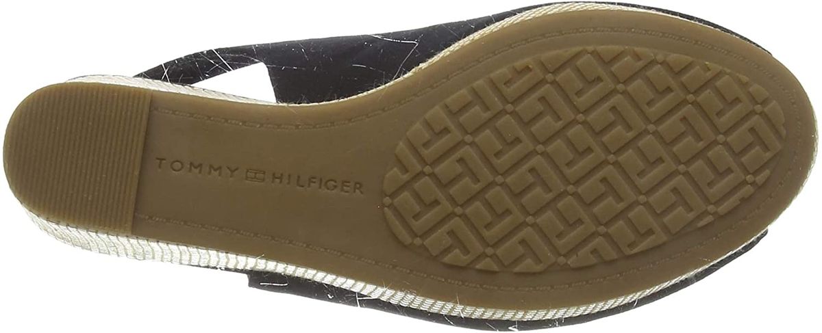 Sandali Con Zeppa Donna Tommy Hilfiger Alta Iconic Elena Sling Back Wedge FW0FW04789