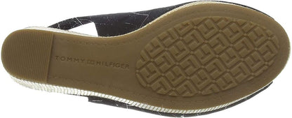 Sandali Con Zeppa Donna Tommy Hilfiger Alta Iconic Elena Sling Back Wedge FW0FW04789