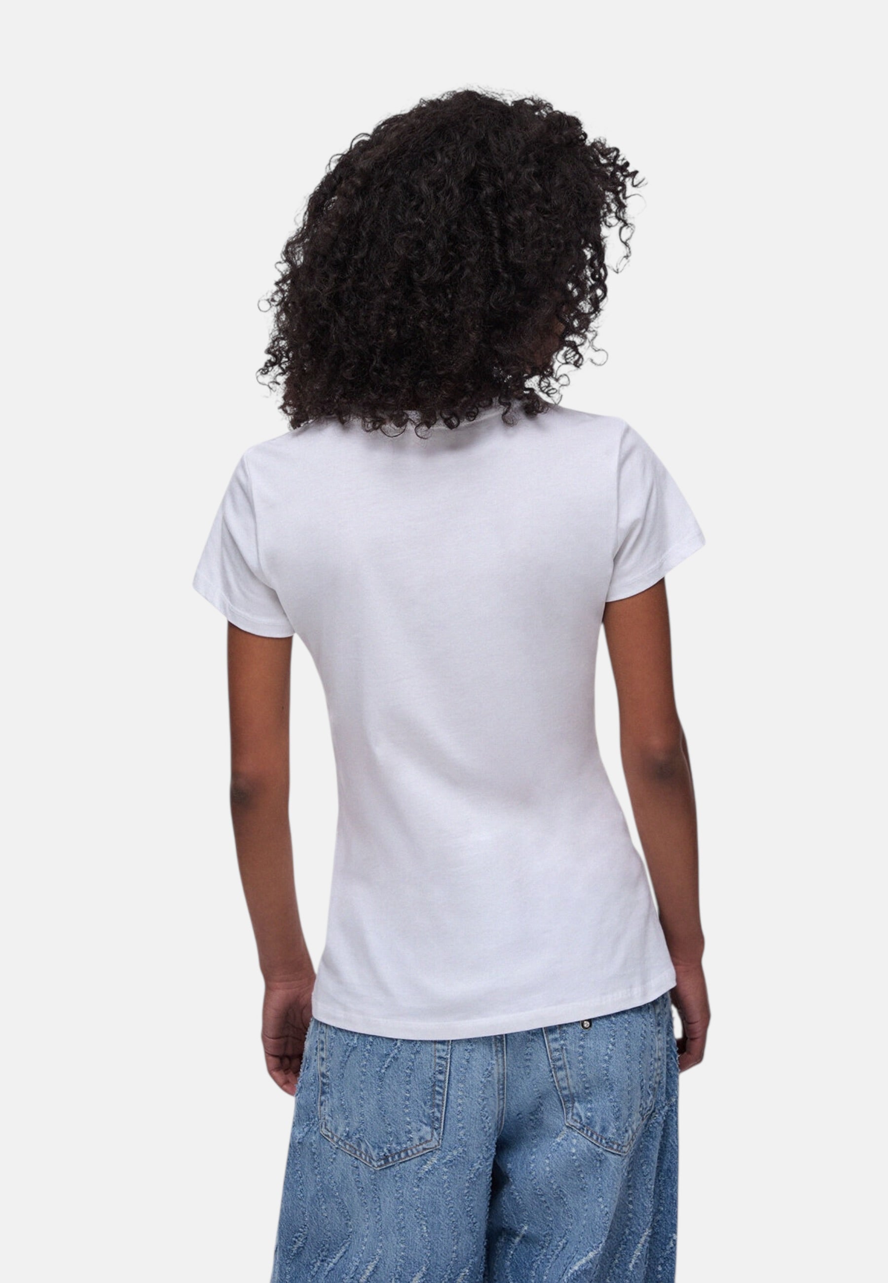 T-Shirt Manica Corta Donna Liu Jo Liujo Br.Bl.W Li Eco Line WA6493JS923