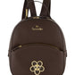 Zaino  Donna Braccialini Zaino compatto, Singolo con tracolle regolabili, Chiusura con zip, Una tasca interna portacellulare, Charm gioiello a forma di margherita, Dimensioni: 27 x 11 x 31 Cm Amy Bijoux B19214YY