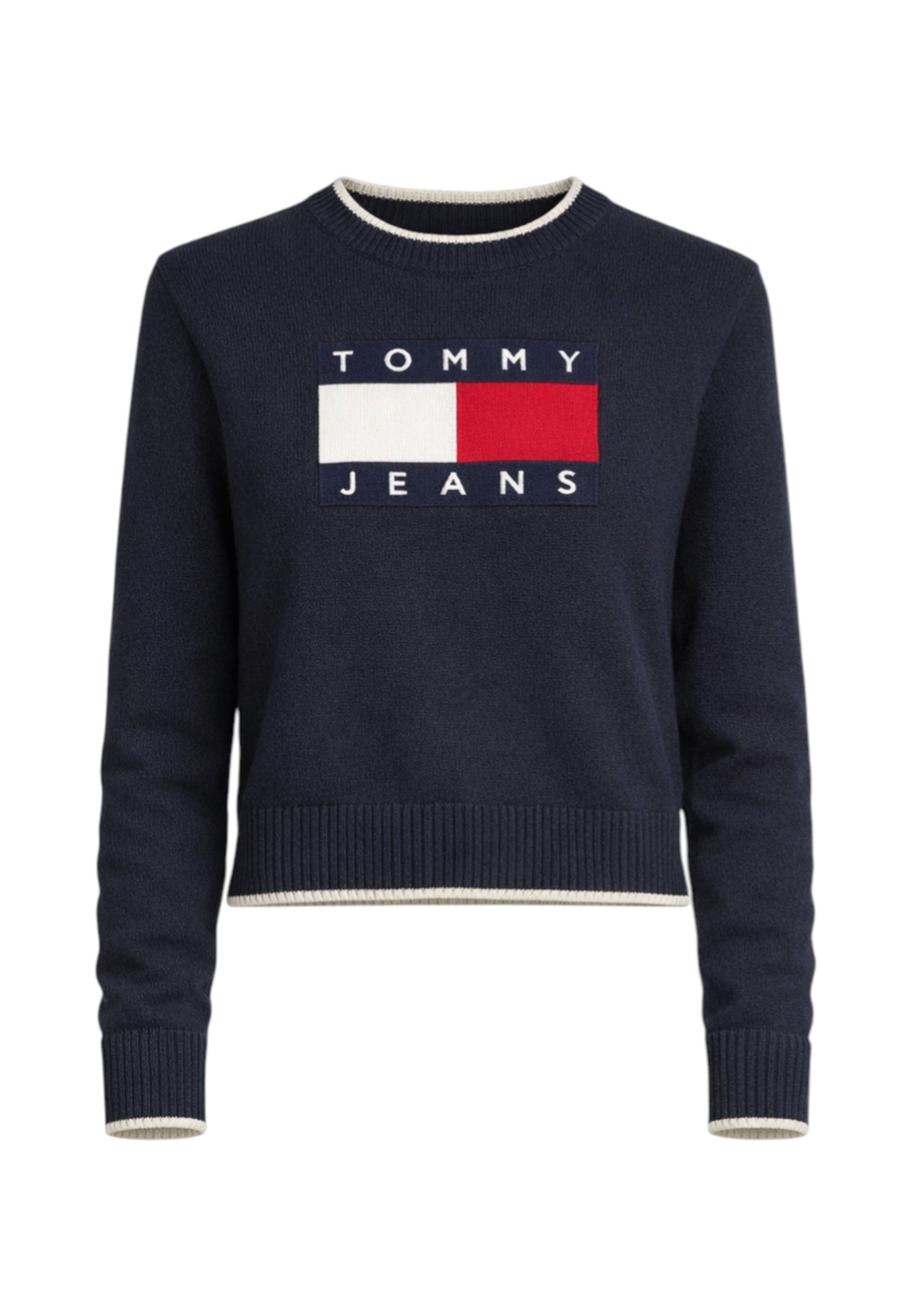Maglione A Girocollo Donna Tommy Jeans  Tjw Tipping Flag Sw DW0DW22316