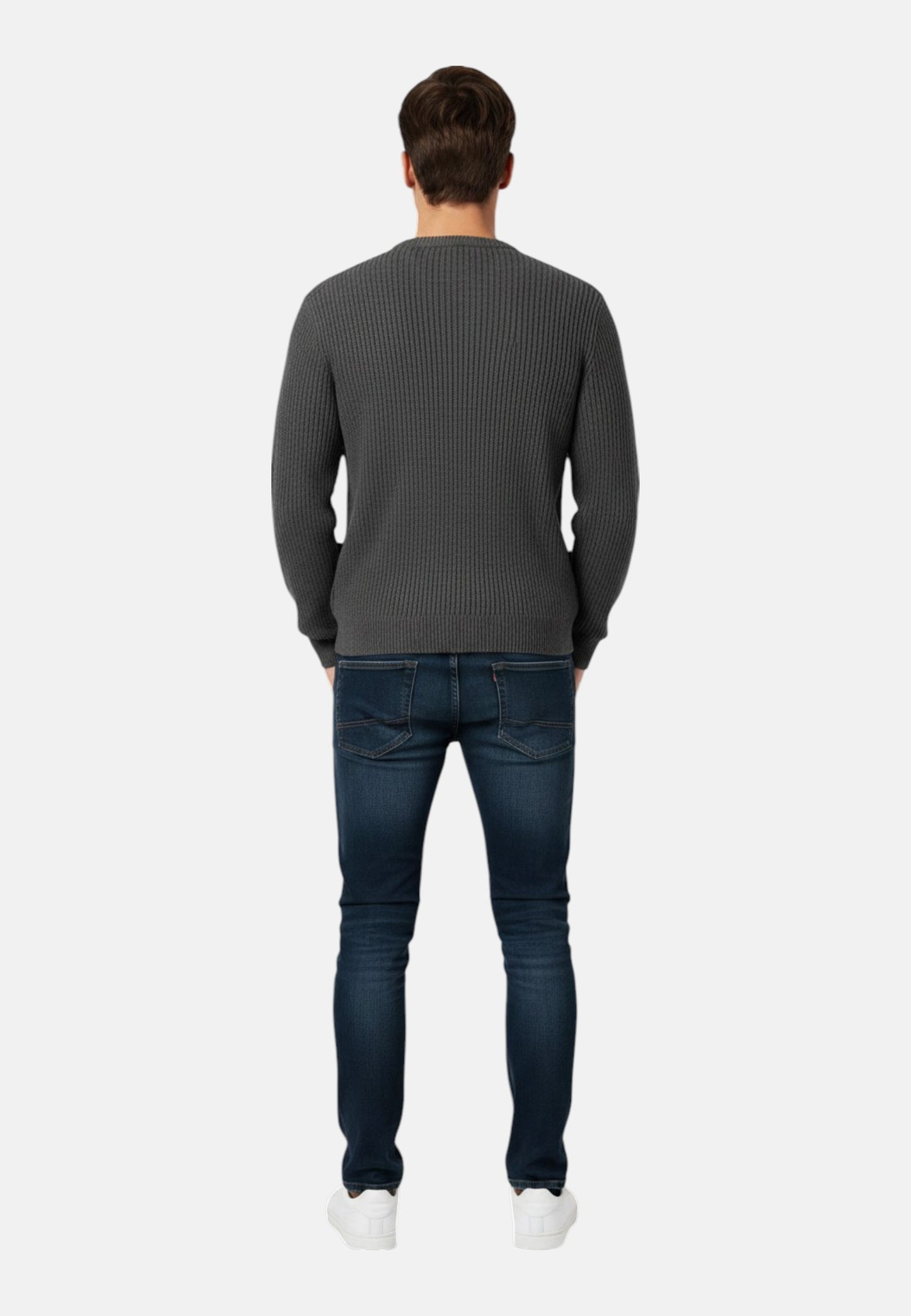 Maglione A Girocollo Uomo Guess English Rib Washed Manny M6YR20Z0925