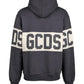 Felpa Con Cappuccio Uomo Gcds Puro cotone, fascia logo su petto e maniche, tasca a marsupio, polsi e fondo a costine, vestibilit� regular Band Logo Hoodie Z0MLQE138F004