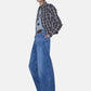 Jeans Wide Leg Donna Liu Jo A Vita Regular Con Chiusura Asimmetrica Straight Awry UF6160D4854