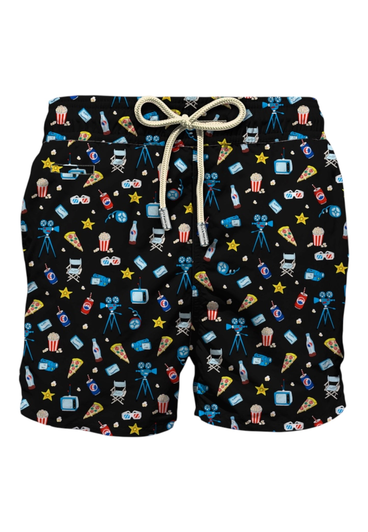 Costume da bagno Short Uomo Mc2 Saint Barth Film Director Lighting Micro Fantasy LIG0003