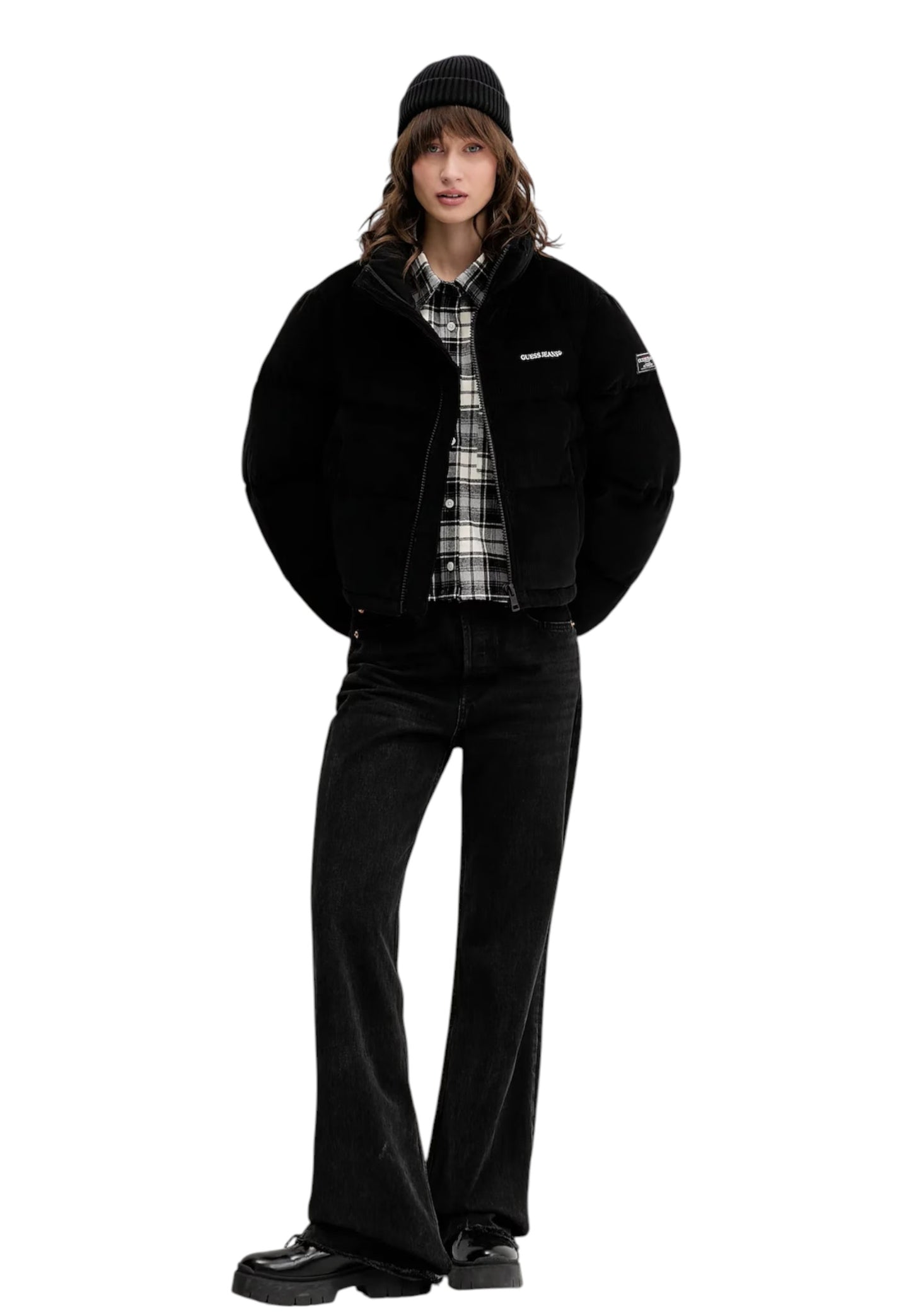 Piumino  Donna Guess Gj Cropped Puffer Gj Cropped Puffer W5BL17W2061