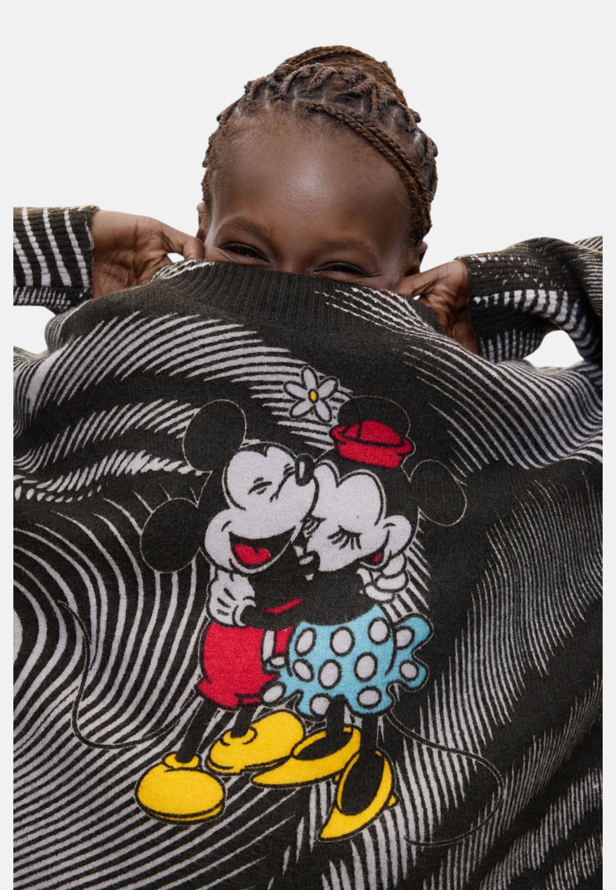 Maglione A Girocollo Donna Desigual Fit regular, Maglia grossa Hug Mickey 26WWJF48