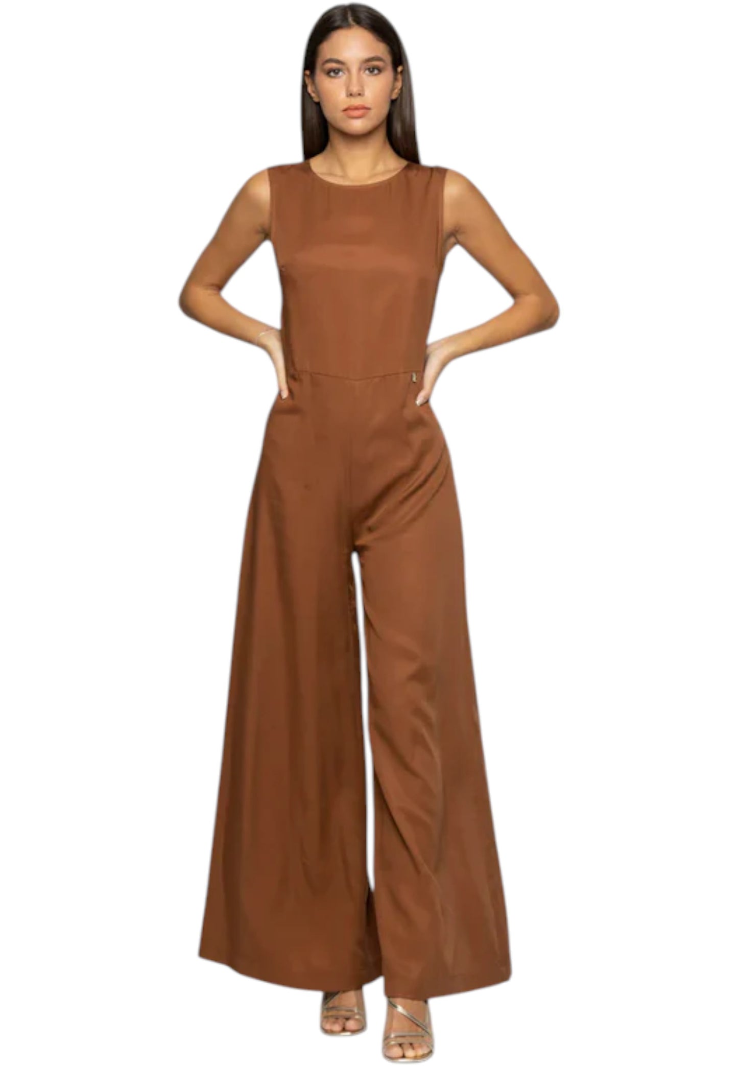 Tuta Jumpsuit Senza Maniche Donna Kocca   P24PTU1811ABUN2018