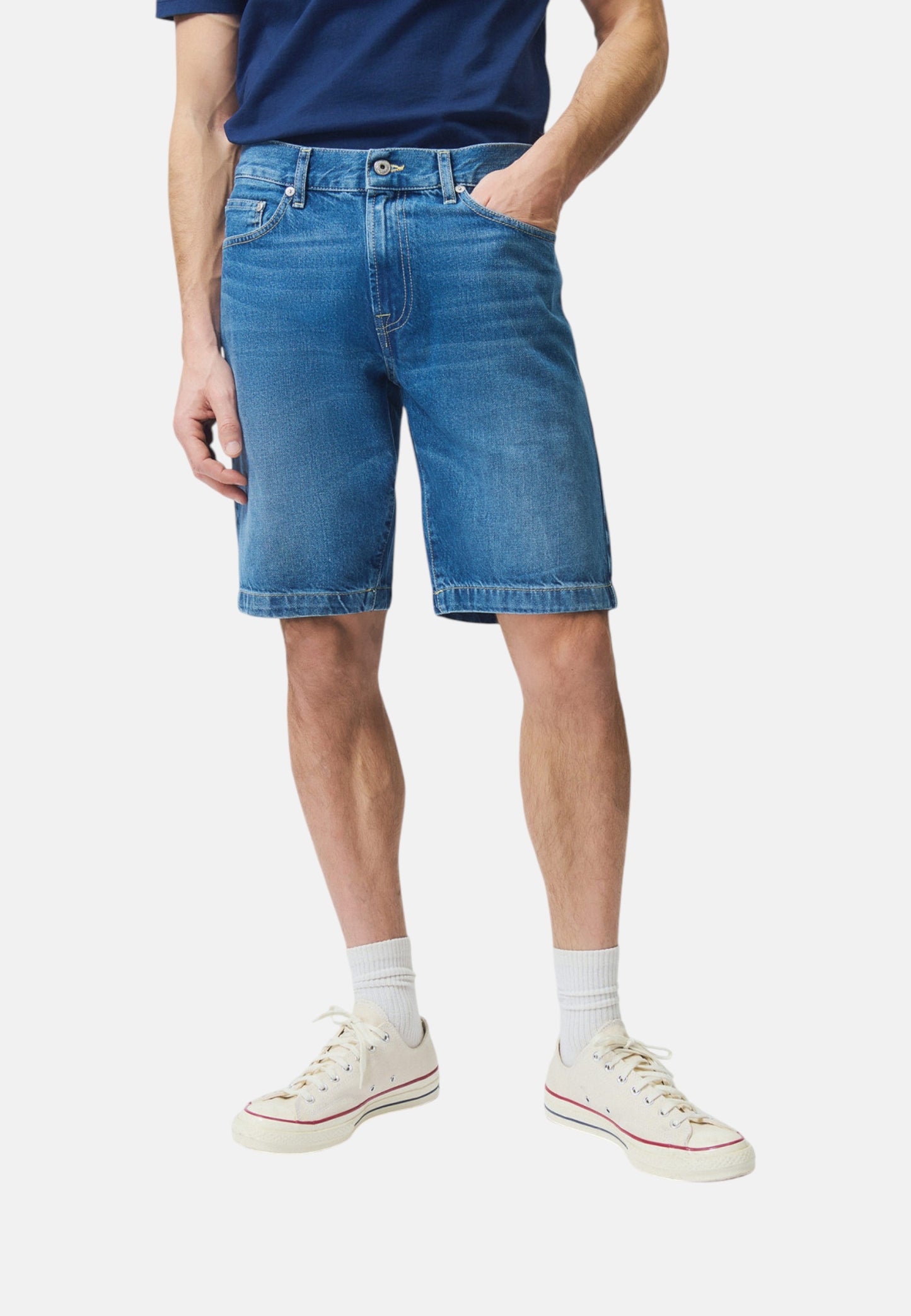 Pantaloncini Bermuda Uomo Roy Roger's In Denim Riciclato Cult Zanzibar RRU085D7213113