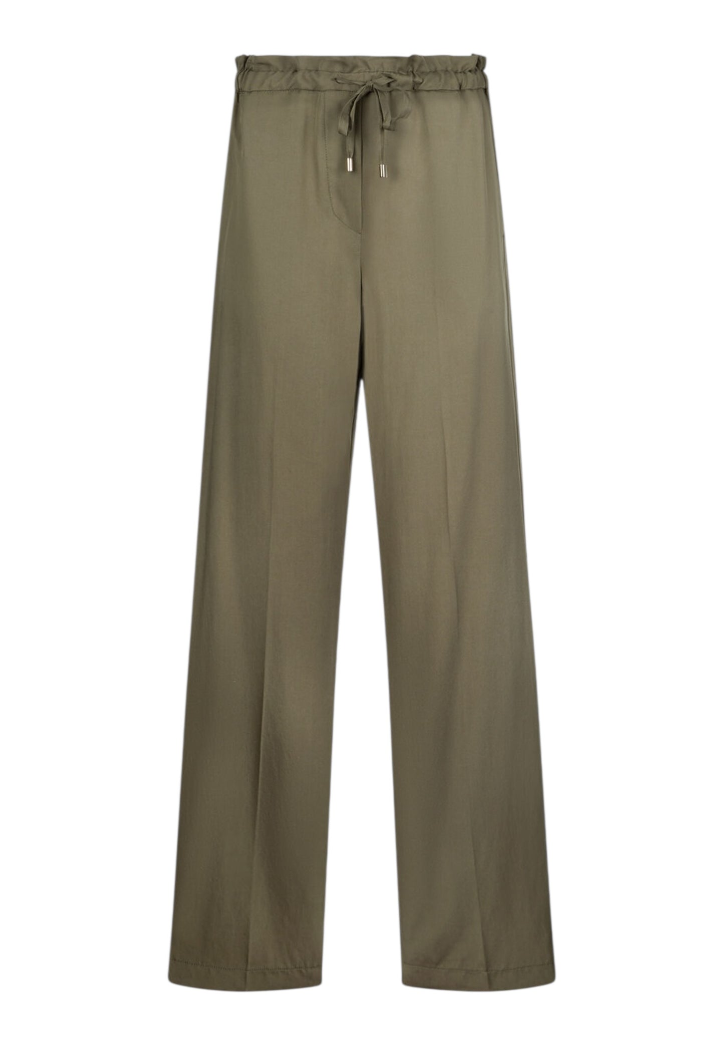 Pantaloni Straight Fit Donna Liu Jo Vita Alta Con Coulisse  WA6299T414A