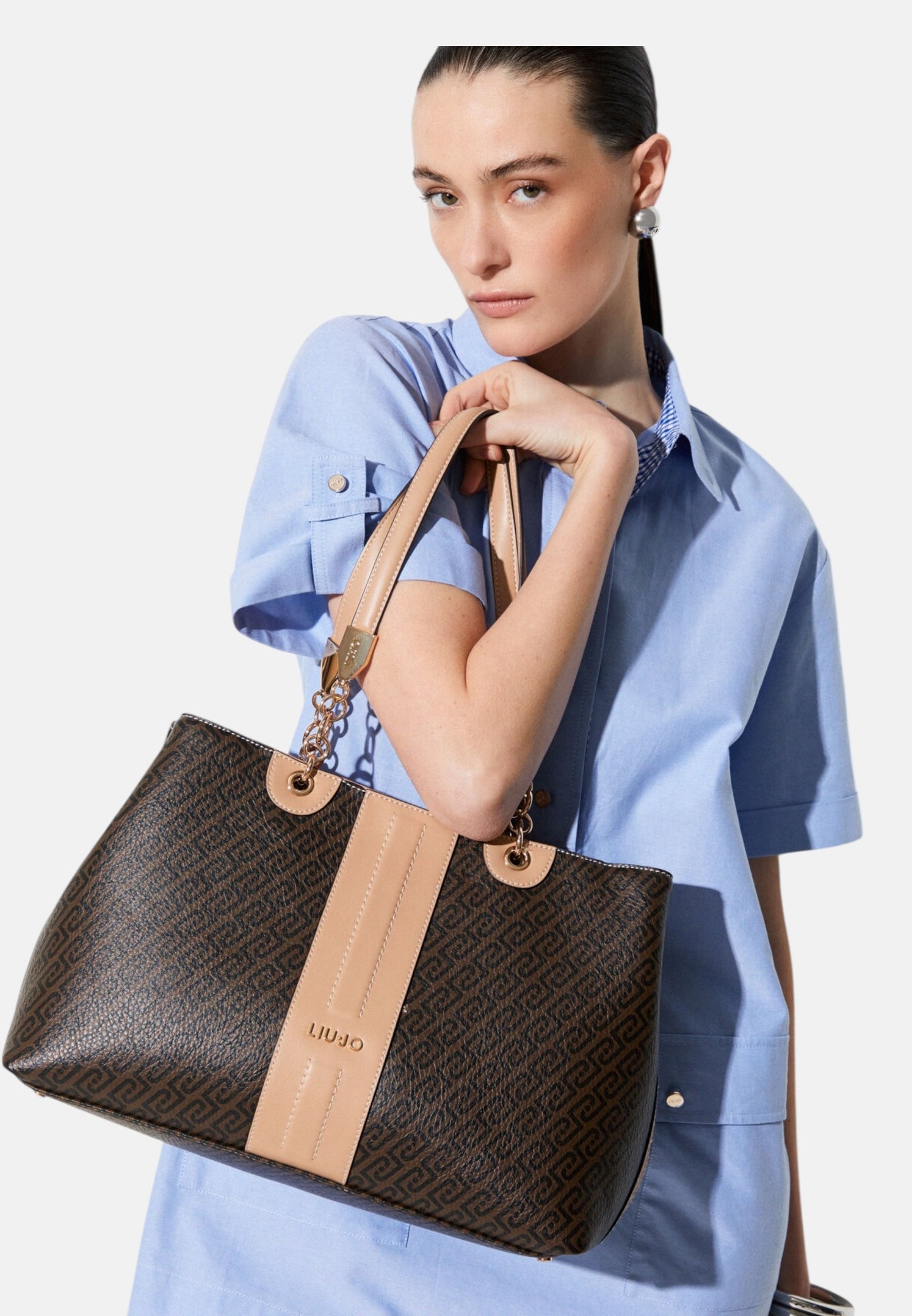 Borsa A Spalla Donna Liu Jo Medium Tote Bag  AA6104E1118