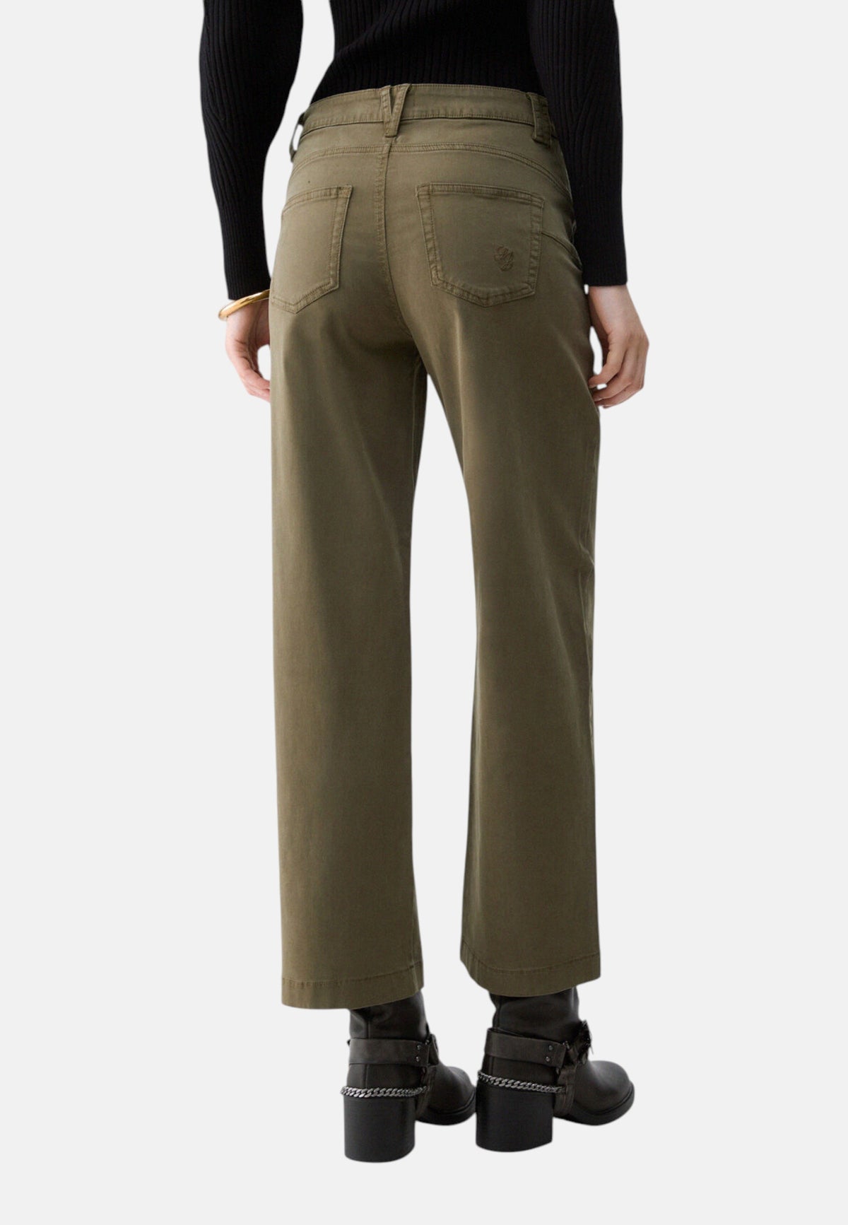 Pantaloni  Donna Liu Jo A Vita Media Flare Cropped WF6125T709A