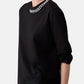 T-Shirt Manica lunga Donna Liu Jo Con Pizzo E Strass  CF6238JS088