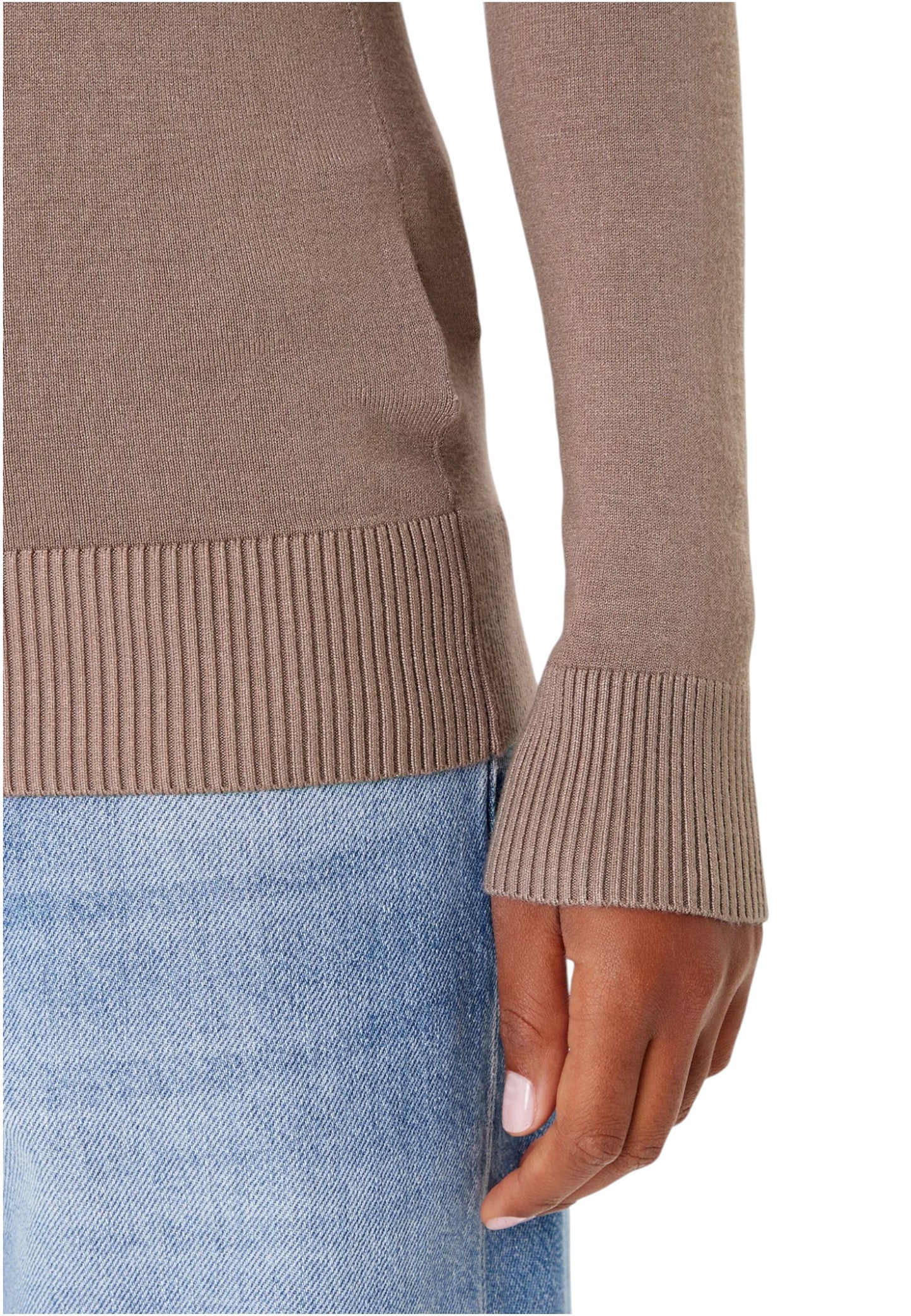 Maglione Collo Alto Donna Guess  Melanie Triangle Logo W5BR39Z2NQ2