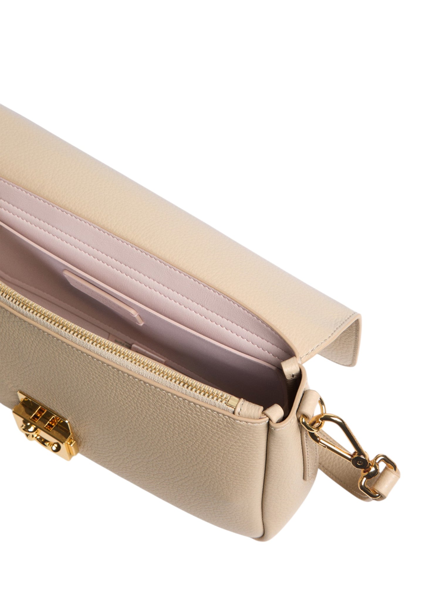 Borsa A Spalla Donna Coccinelle In Pelle Martellata Coccinelle C-Me Lock Large E1U4K120101
