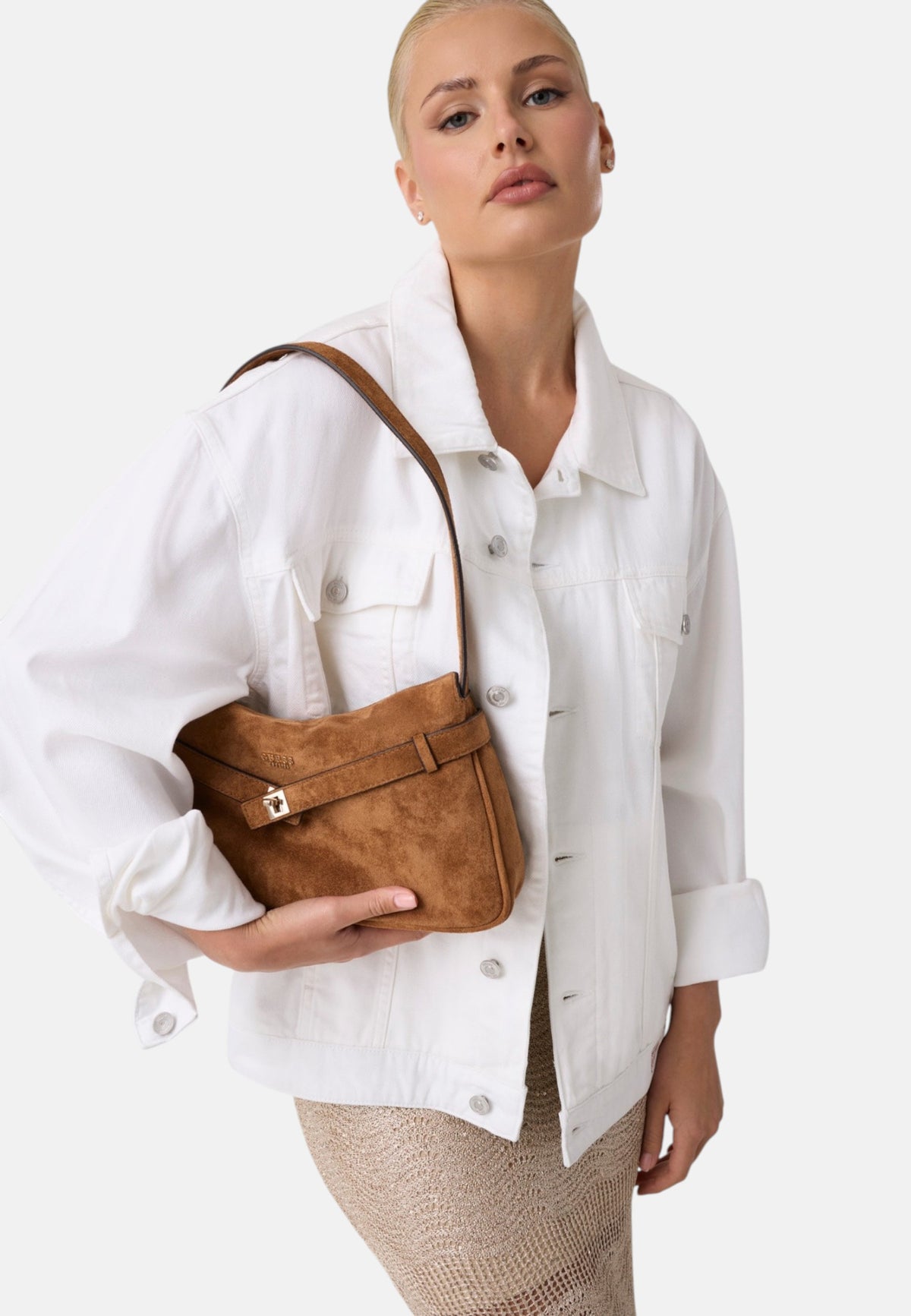 Borsa A Spalla Donna Guess Shoulder Bag Ella HWSG9754180