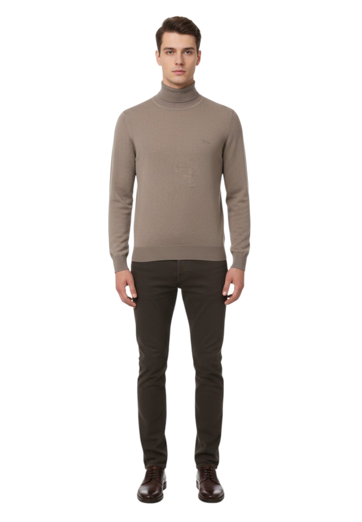 Maglione Collo Alto Uomo Harmont & Blaine Dolcevita Basic In Merino  HRP006030478