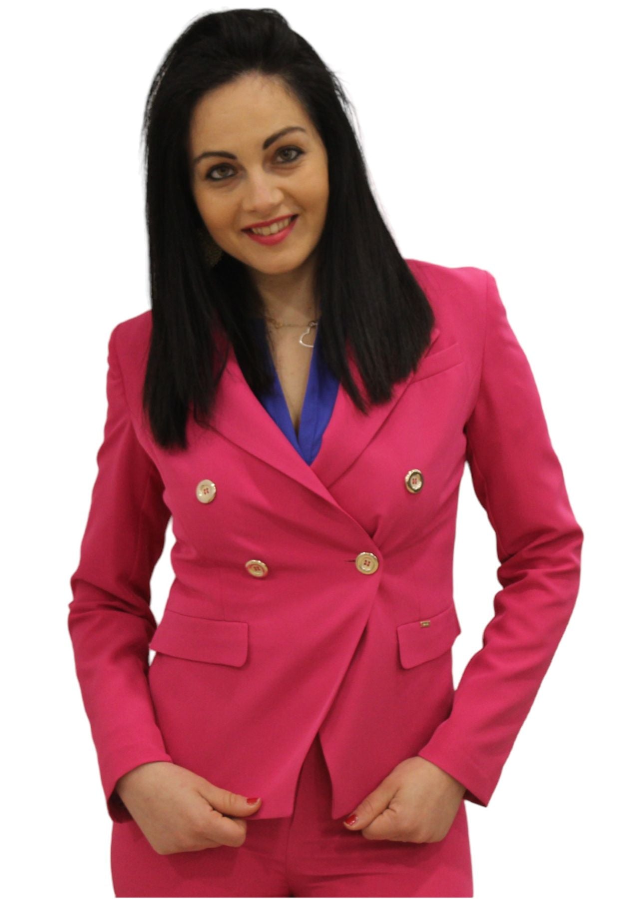 Giacca Elegante Donna Gaudi Blazer Doppio Petto 311FD35005