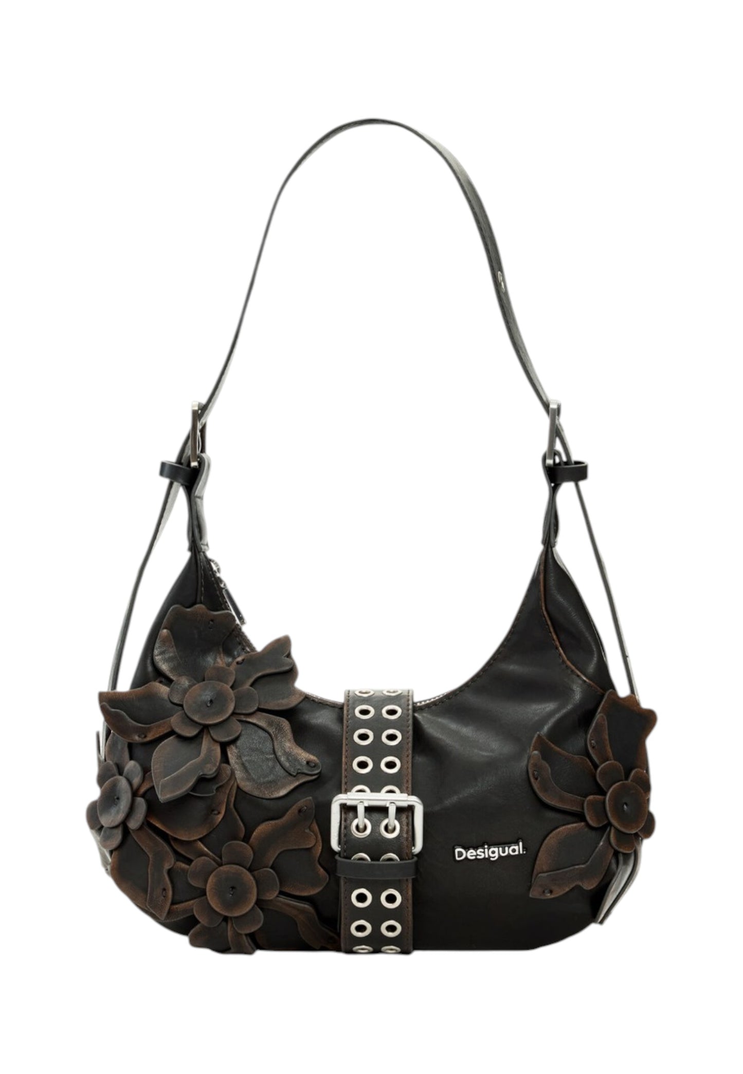 Borsa A Spalla Donna Desigual  Bag Curio Choco Margot 26SAXP96