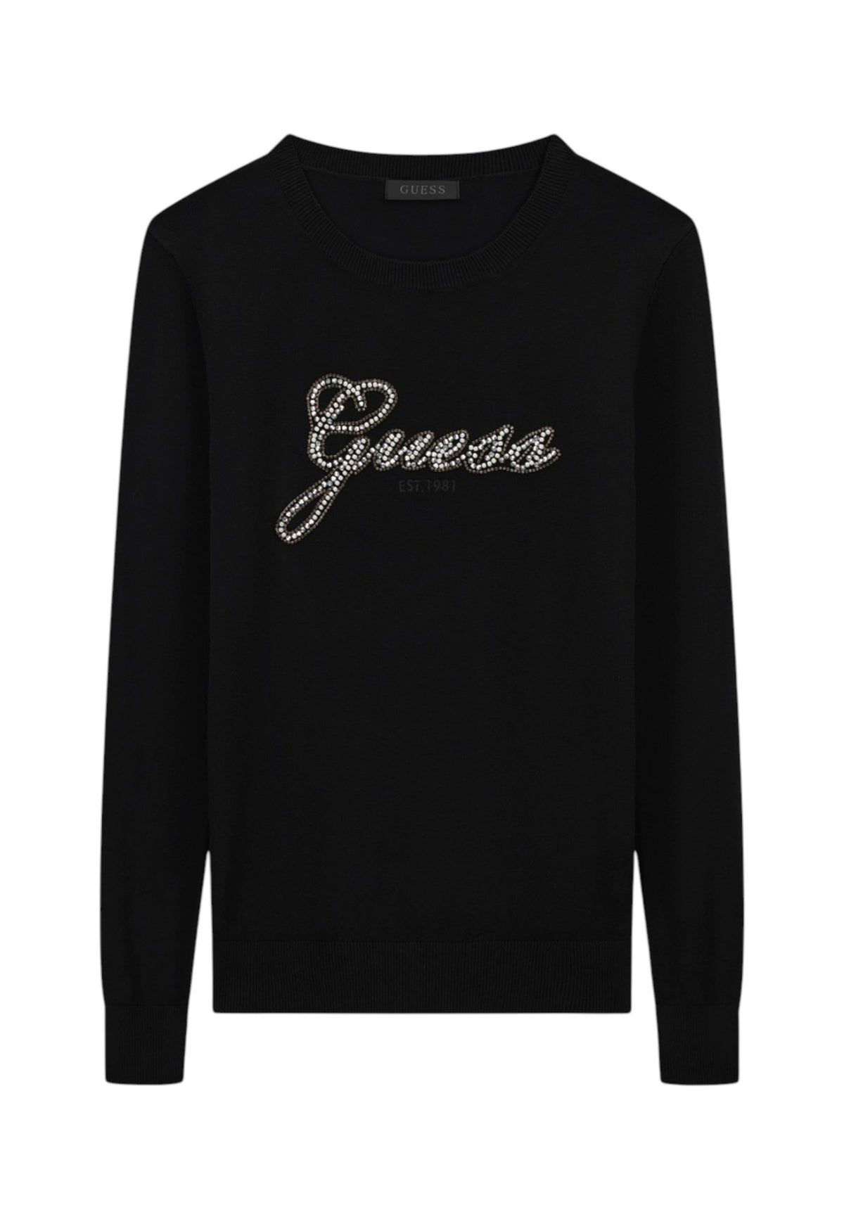 Maglione A Girocollo Donna Guess Logo Georgia W6BR53Z1454