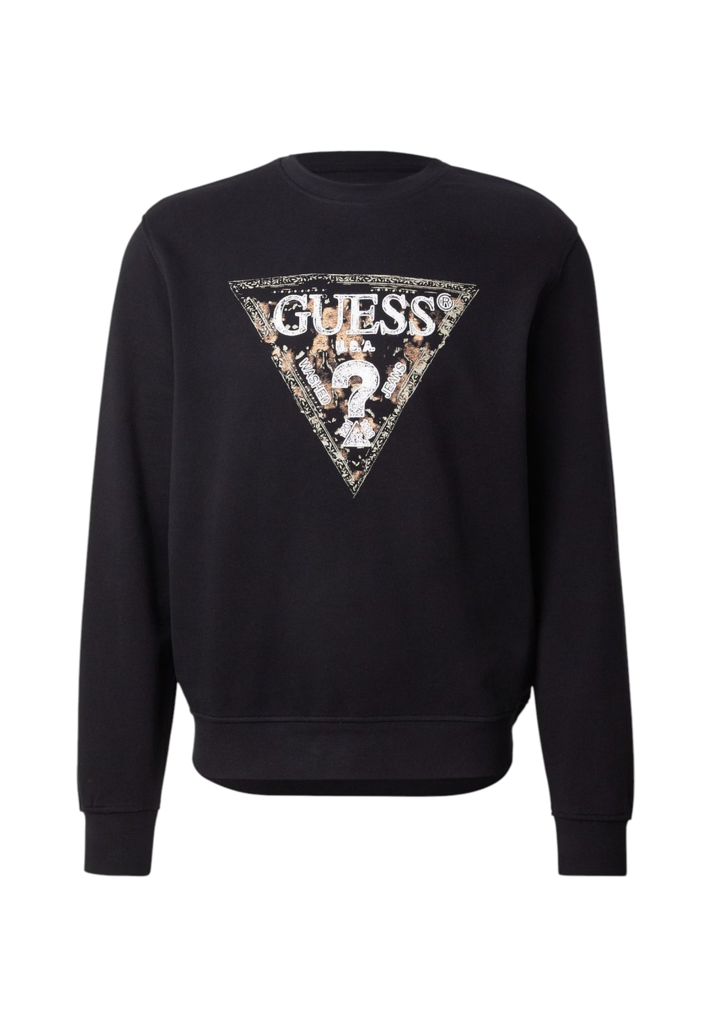 Felpa A Girocollo Uomo Guess  Guess Triangle M5YQ05K68I4