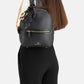 Zaino  Donna Braccialini Zaino compatto, Singolo con tracolle regolabili, Chiusura con zip, Due tasche interne, una con zip e una aperta, Charm removibile con margherita e fiocco a pois, Dimensioni: 27 x 11 x 31 Cm Beth B19223YY