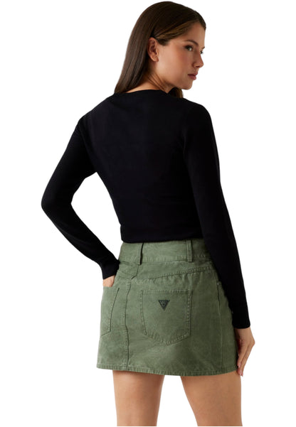 Maglione A Girocollo Donna Guess  Reyna Logo W5BR40Z2NQ2