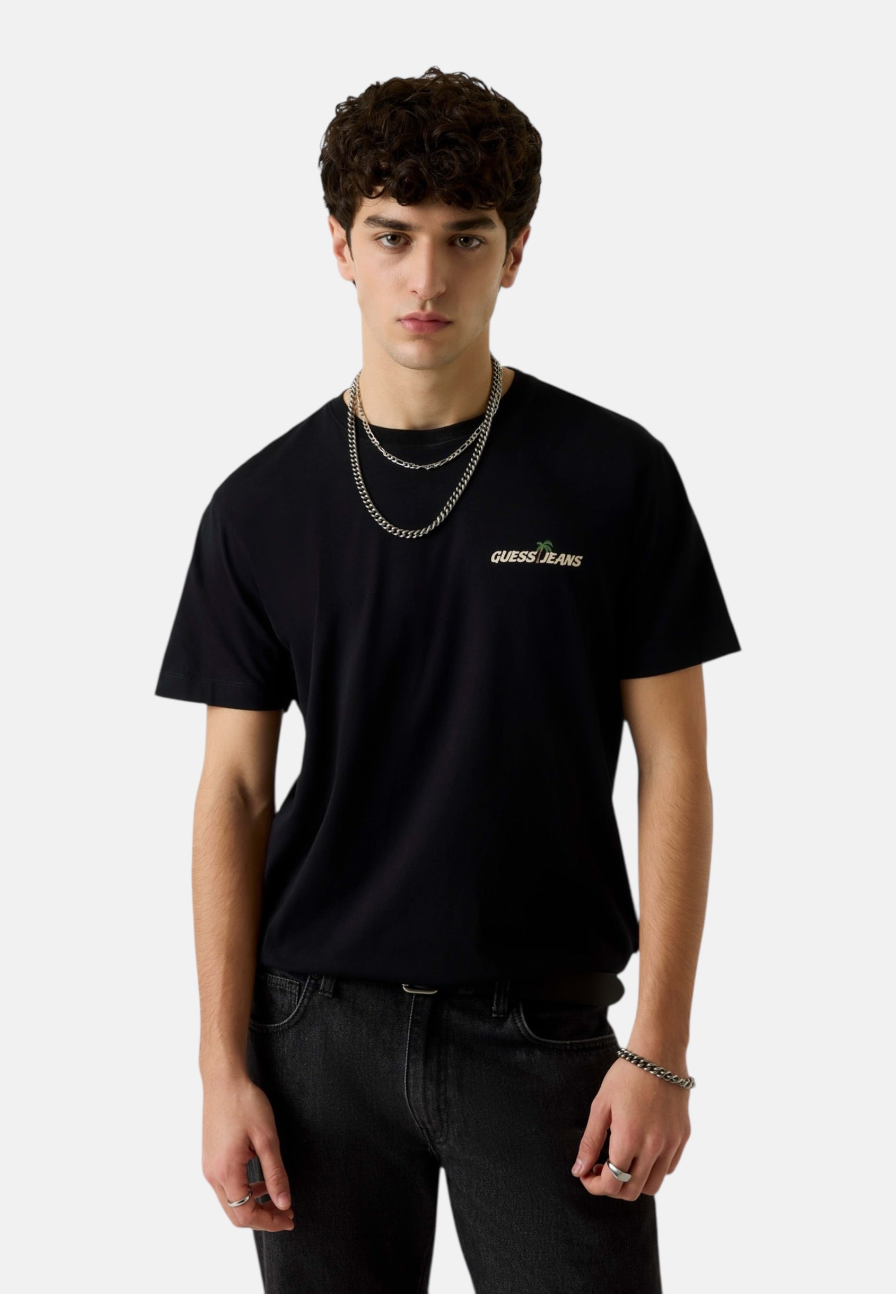 T-Shirt Manica Corta Uomo Guess  Gj West Coast Hotel M6GIC0K8HM0