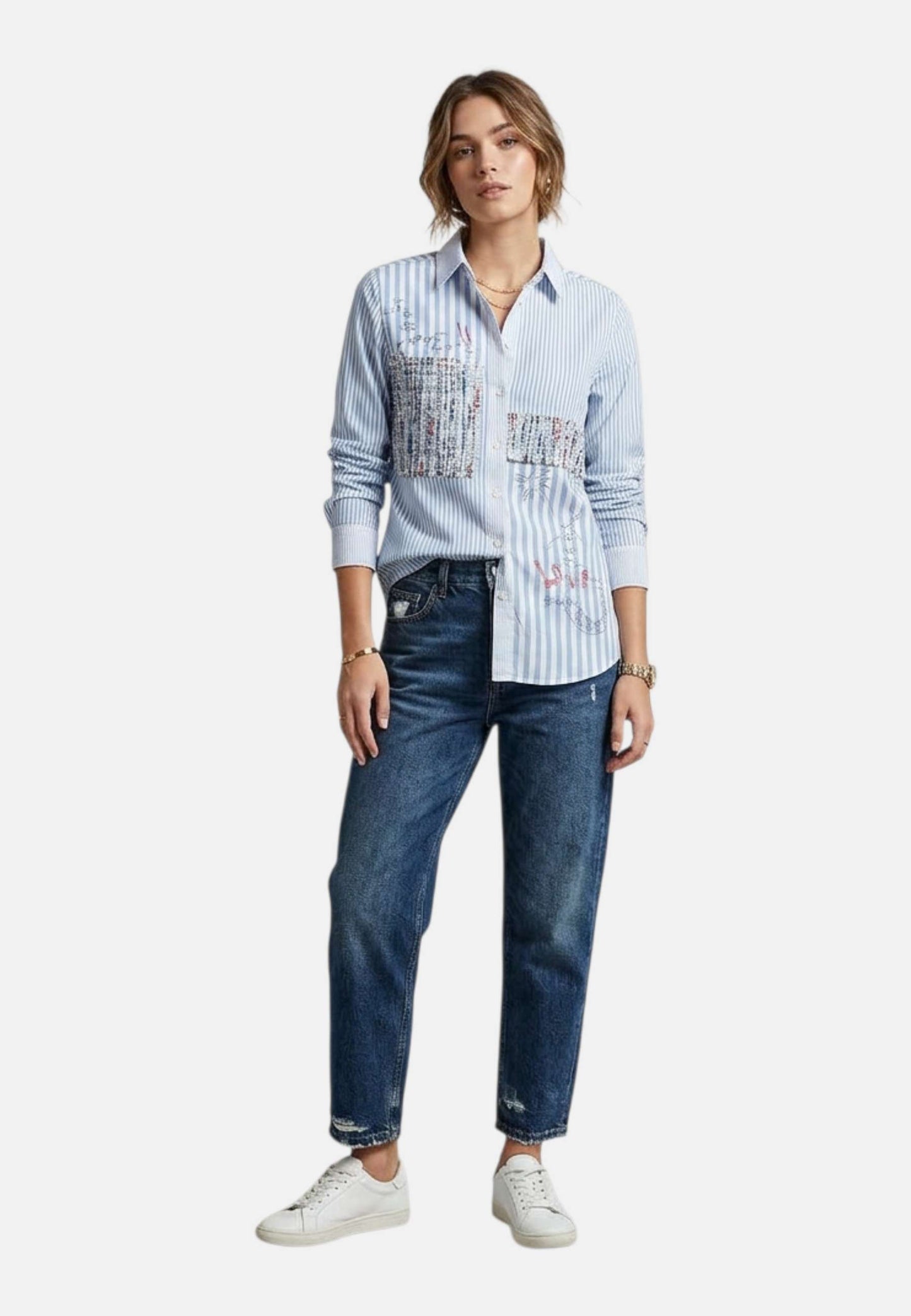 Camicia Manica lunga Donna Desigual   22SWCW20
