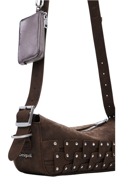 Borsa A Spalla Donna Desigual  New Patch 1 Choco 25WAXPBO