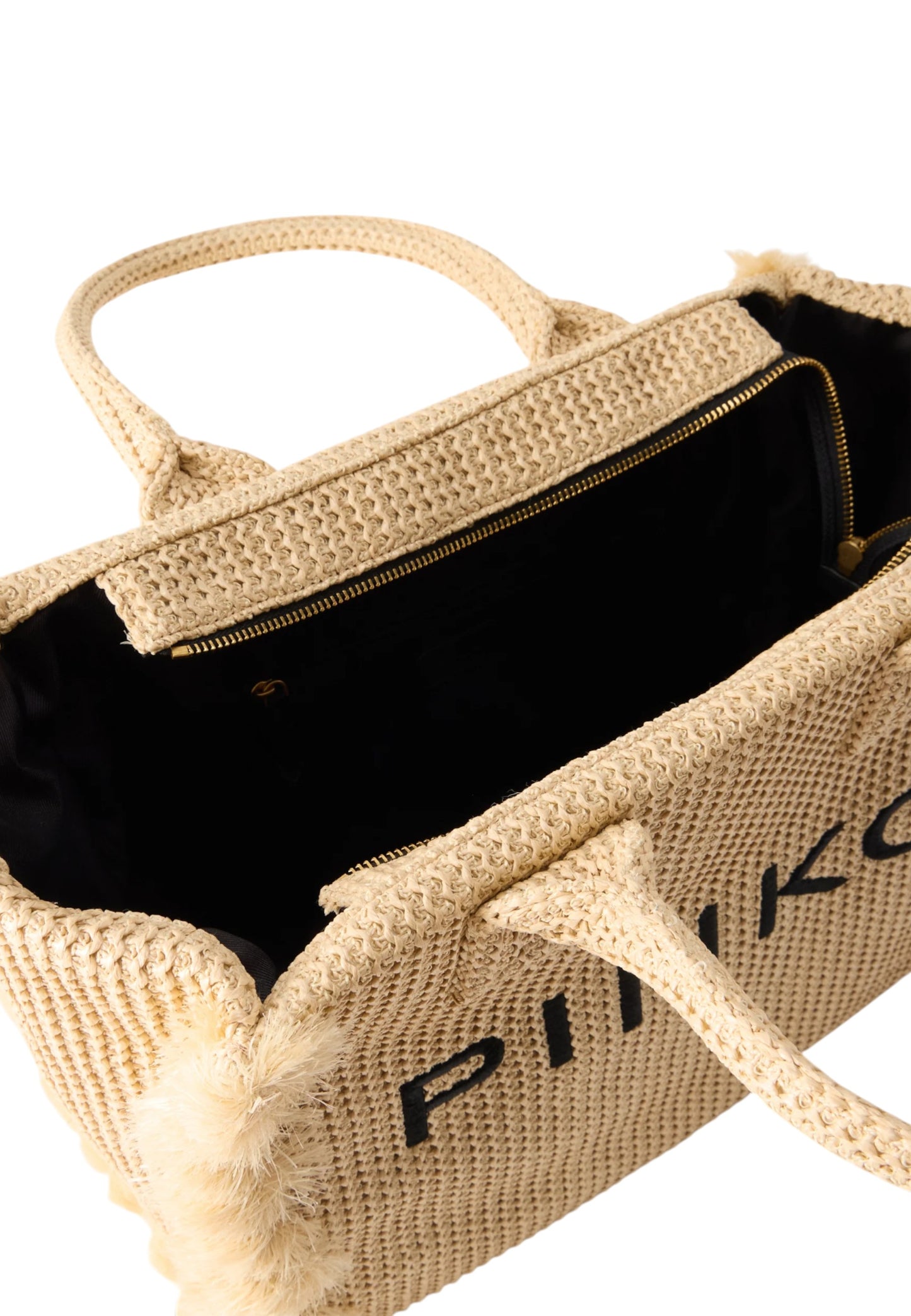 Borsa A Mano Donna Pinko In Rafia Beach Shopper 106673A39Y