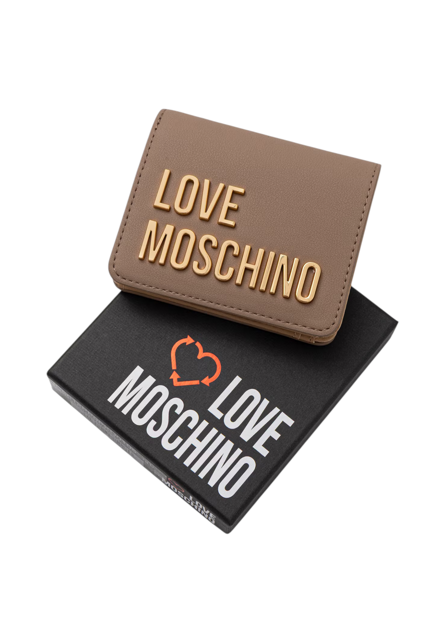 Portafoglio Con Patta Donna Love Moschino A Due Ante Con Logo Frontale  JC5612PP0PKD0