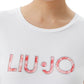 T-Shirt Manica Corta Donna Liu Jo  Pink Palm