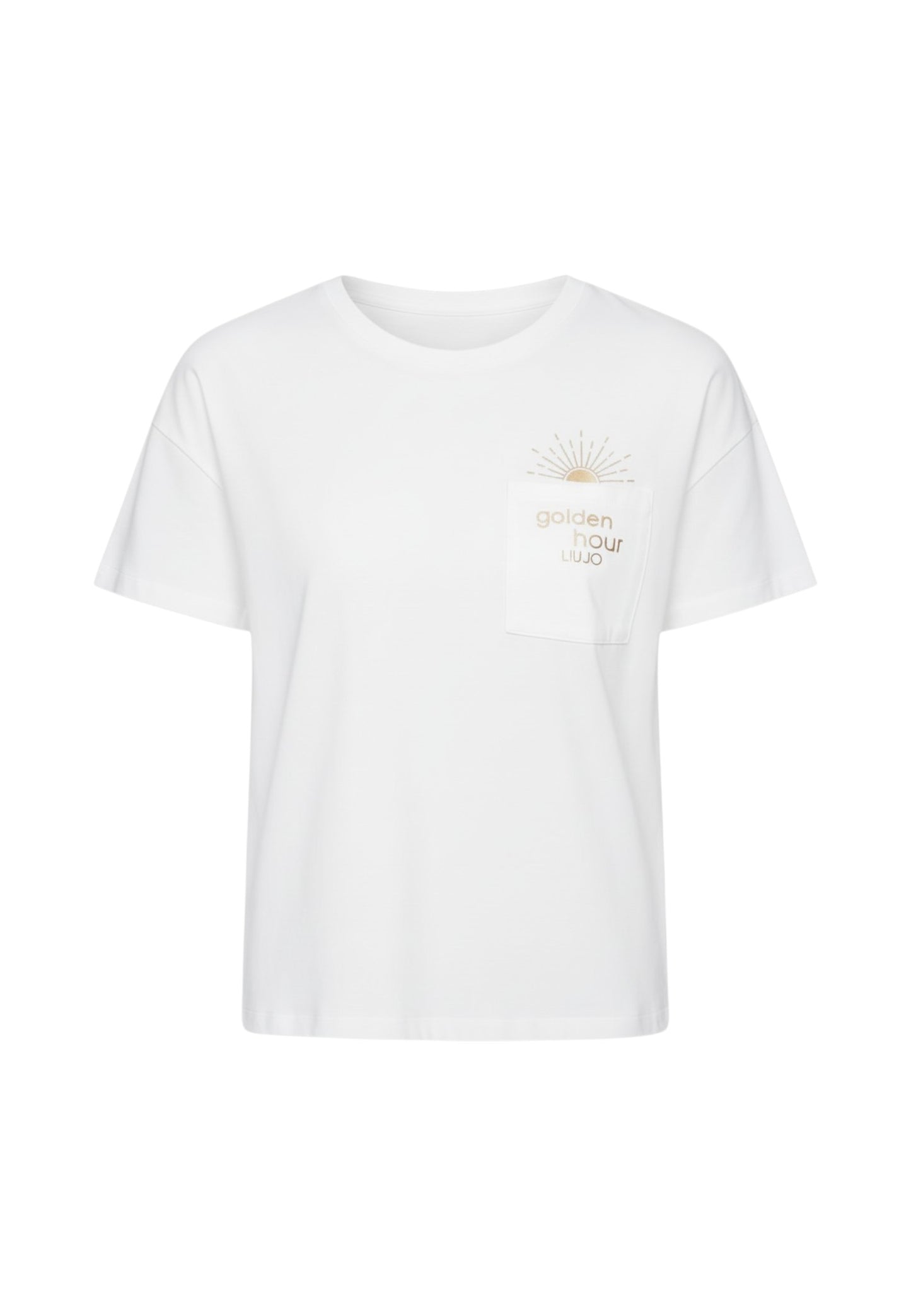 T-Shirt Manica Corta Donna Liu Jo Golden Hour Eco Line VA6161JS923