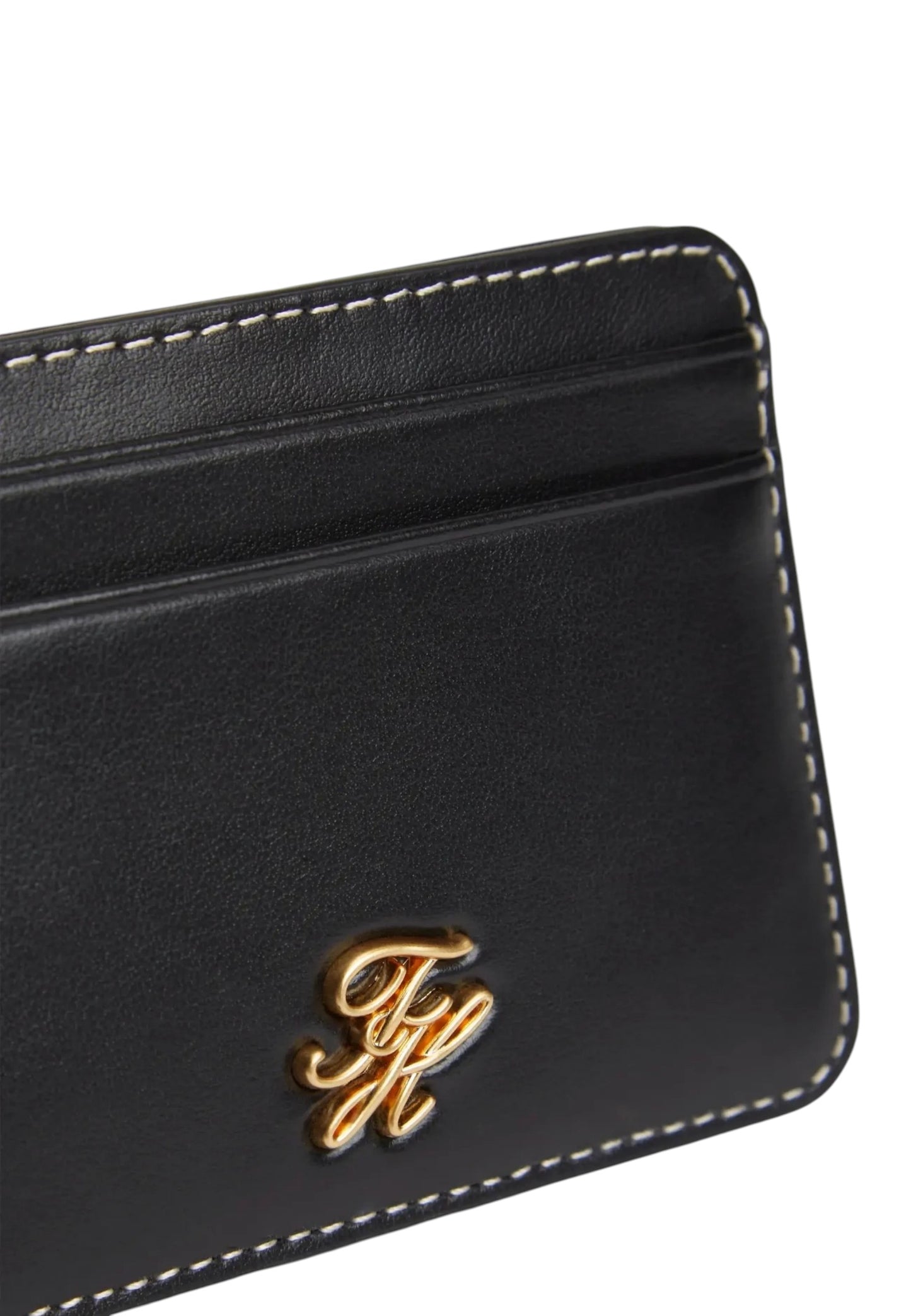 Portafoglio Con Portamonete Donna Tommy Hilfiger  Th Script Leather Cc Holder AW0AW18491