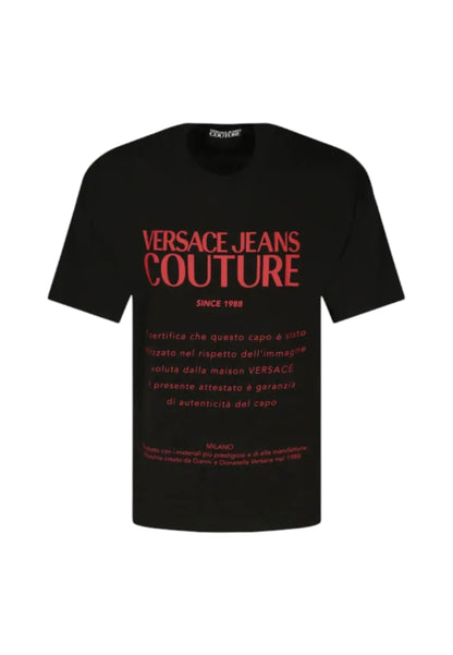 T-Shirt Manica Corta Uomo Versace Jeans Couture Over Fit  B3GWA7TM30319