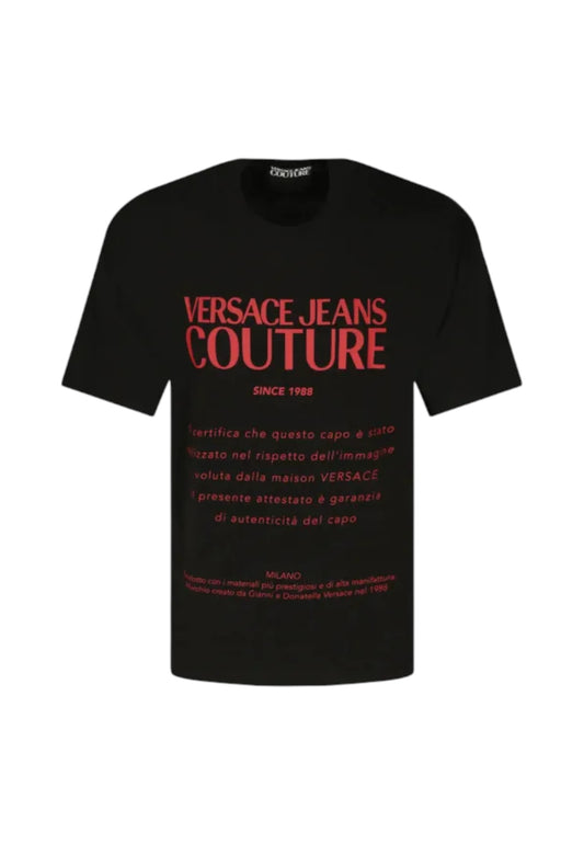 T-Shirt Manica Corta Uomo Versace Jeans Couture Over Fit  B3GWA7TM30319