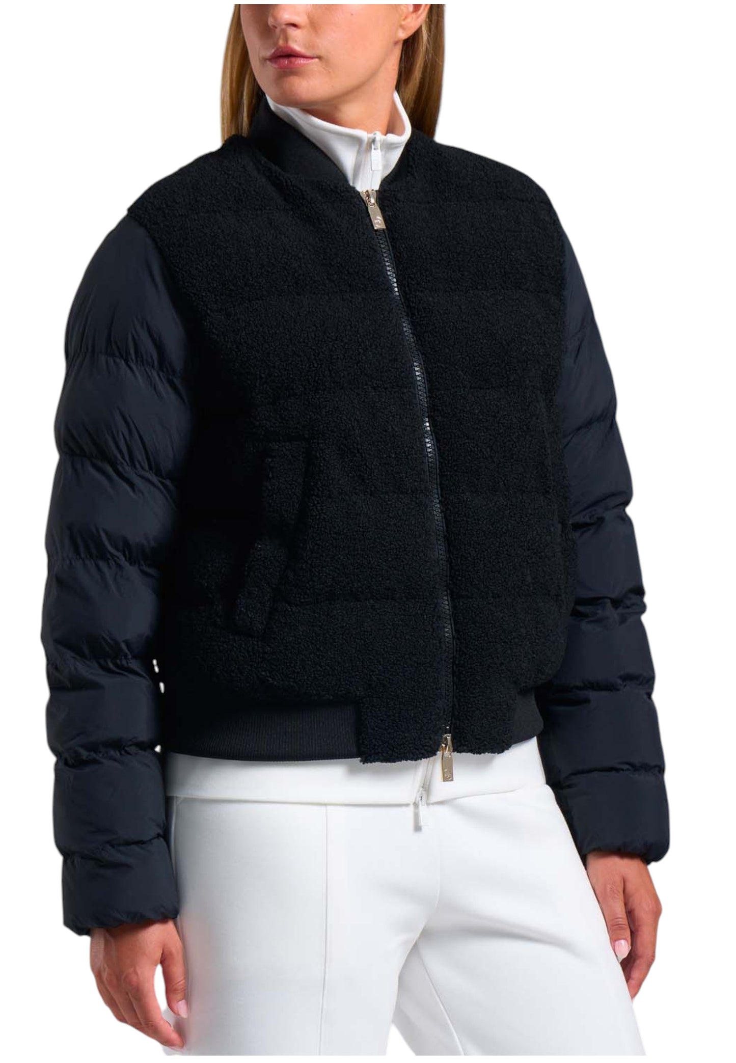 Giacca Bomber Donna Ciesse Piumini Ibrida In Teddy Edna 243CPWHB2791P4U41E