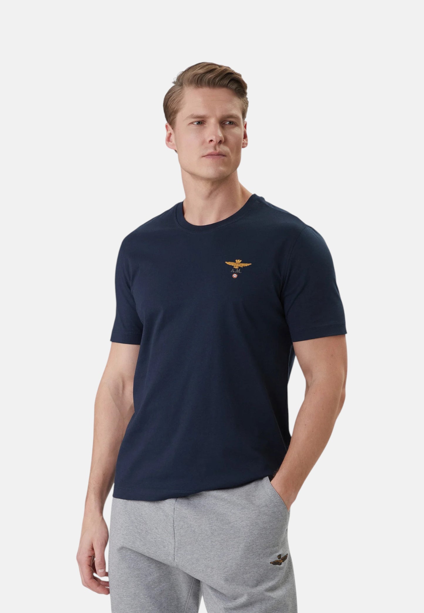 T-Shirt Manica Corta Uomo Aeronautica Militare Basic  261TS1580UJ00372