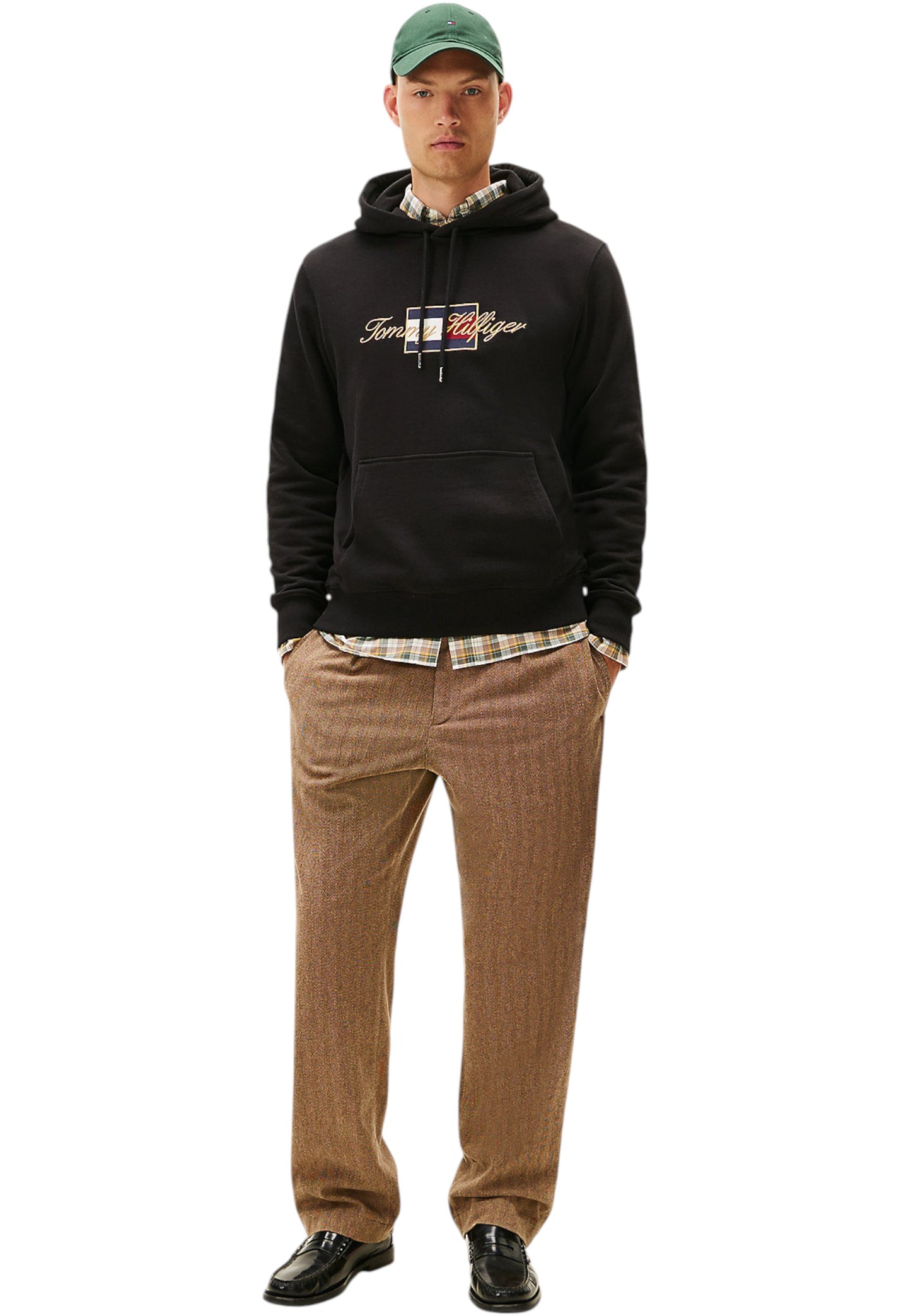 Felpa Con Cappuccio Uomo Tommy Hilfiger  Icon Gold MW0MW41502
