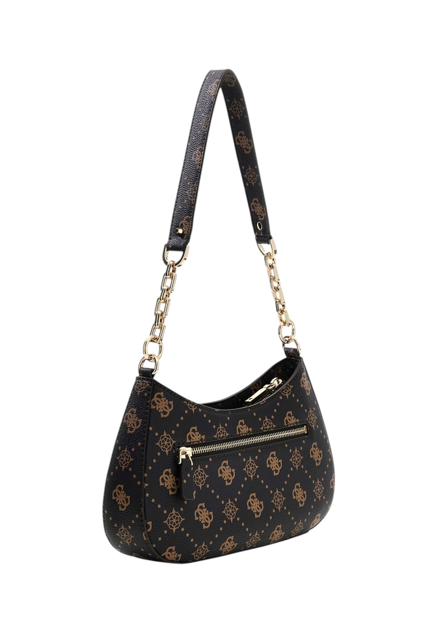 Borsa A Spalla Donna Guess Logo Top Zip Shoulder Bag Carrie Logo HWGP9898180