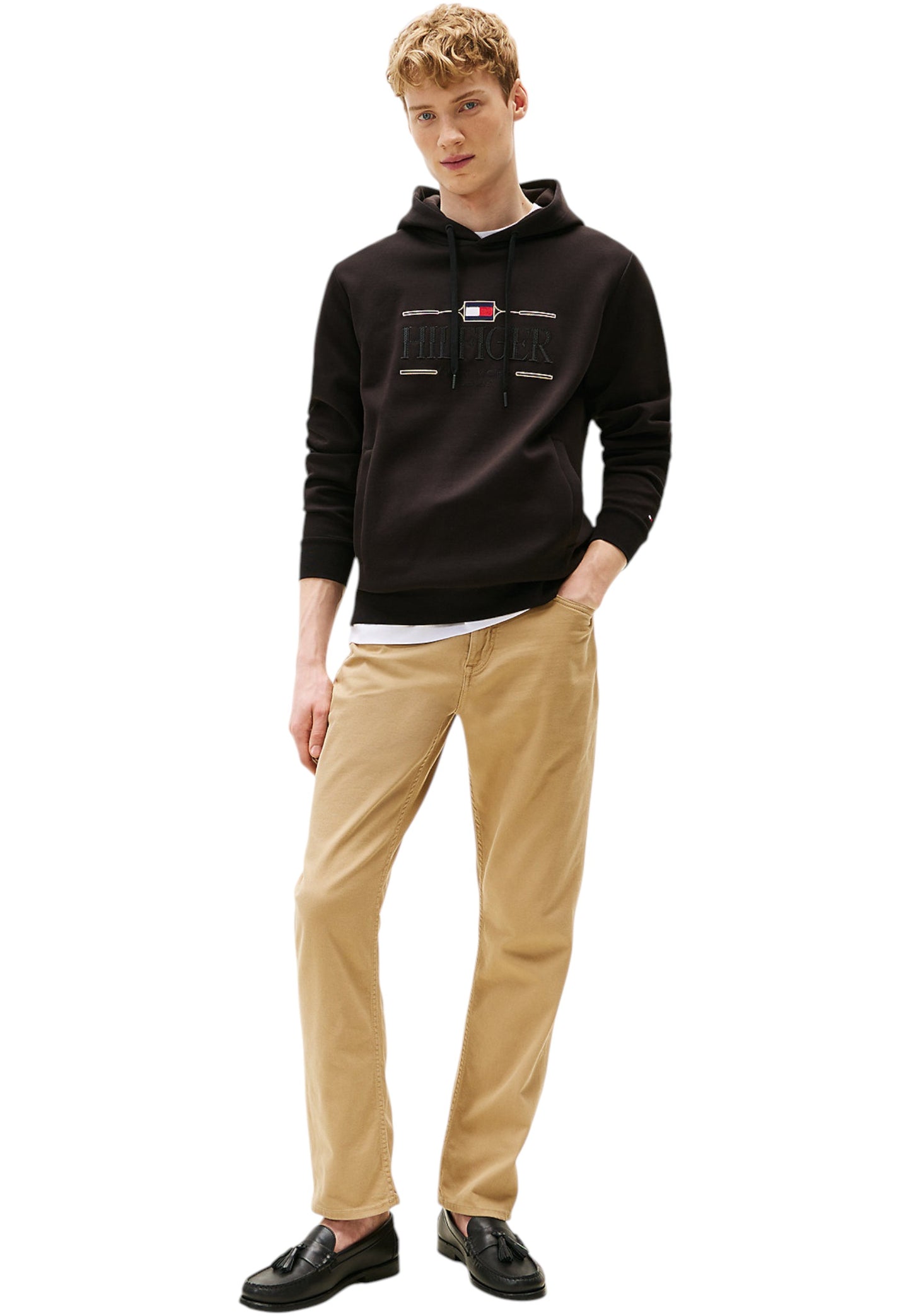 Felpa Con Cappuccio Uomo Tommy Hilfiger  Icon Hilfiger MW0MW39586