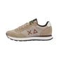 Sneakers Basse Uomo Sun68 Stile Running, Logo Ricamato, Nylon E Suede Tom Solid Z46101