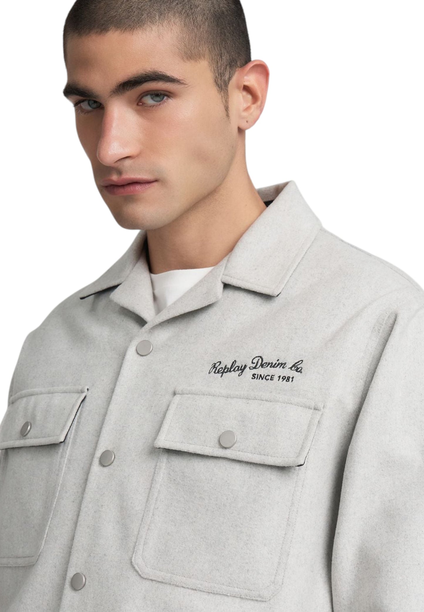 Giacca Invernale Uomo Replay In Misto Lana  M8496 .000.85344