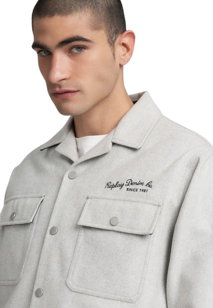 Giacca Invernale Uomo Replay In Misto Lana  M8496 .000.85344