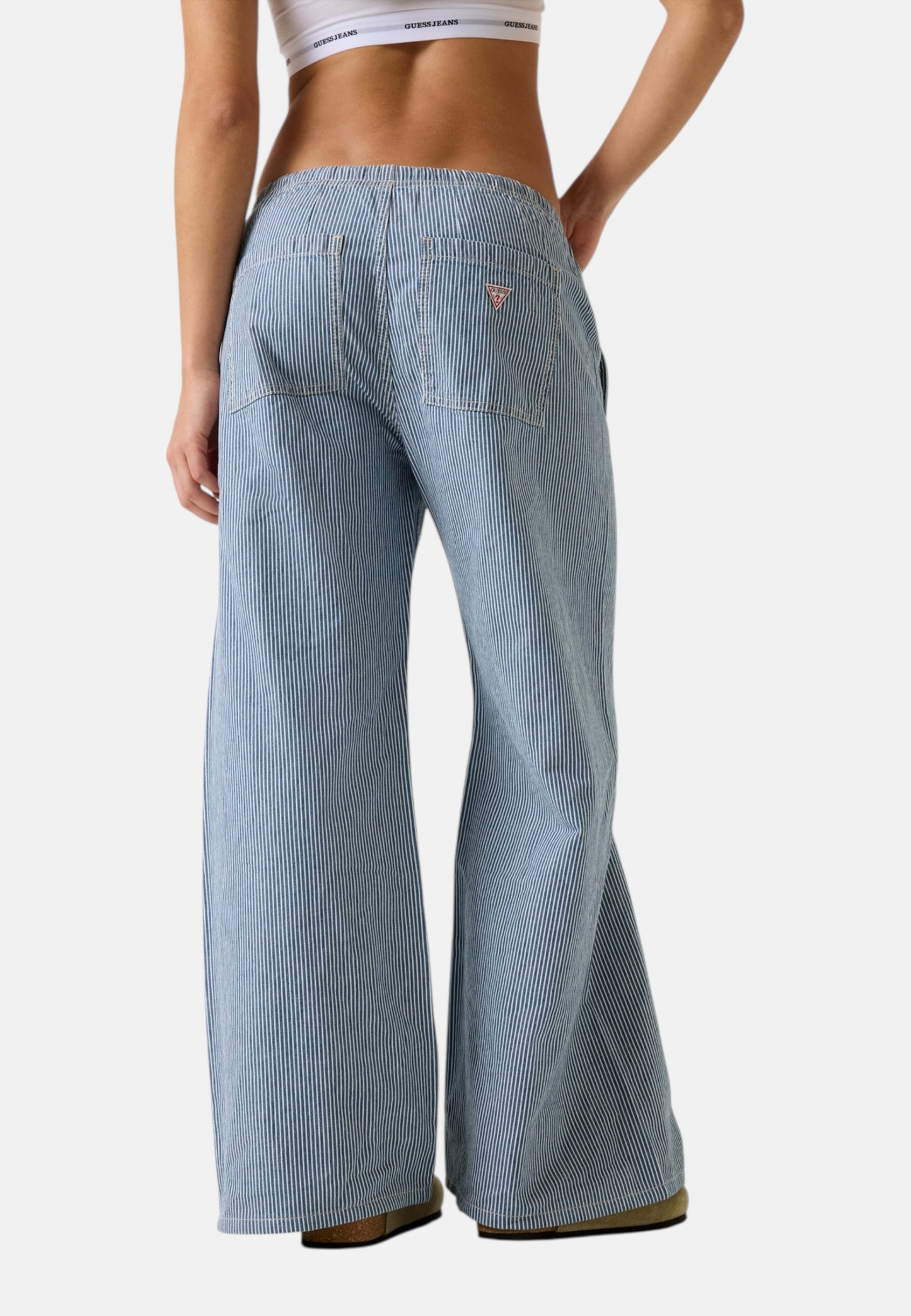 Jeans Wide Leg Donna Guess  Gj Jogger Twisted Extrawide W6GA2JD7881